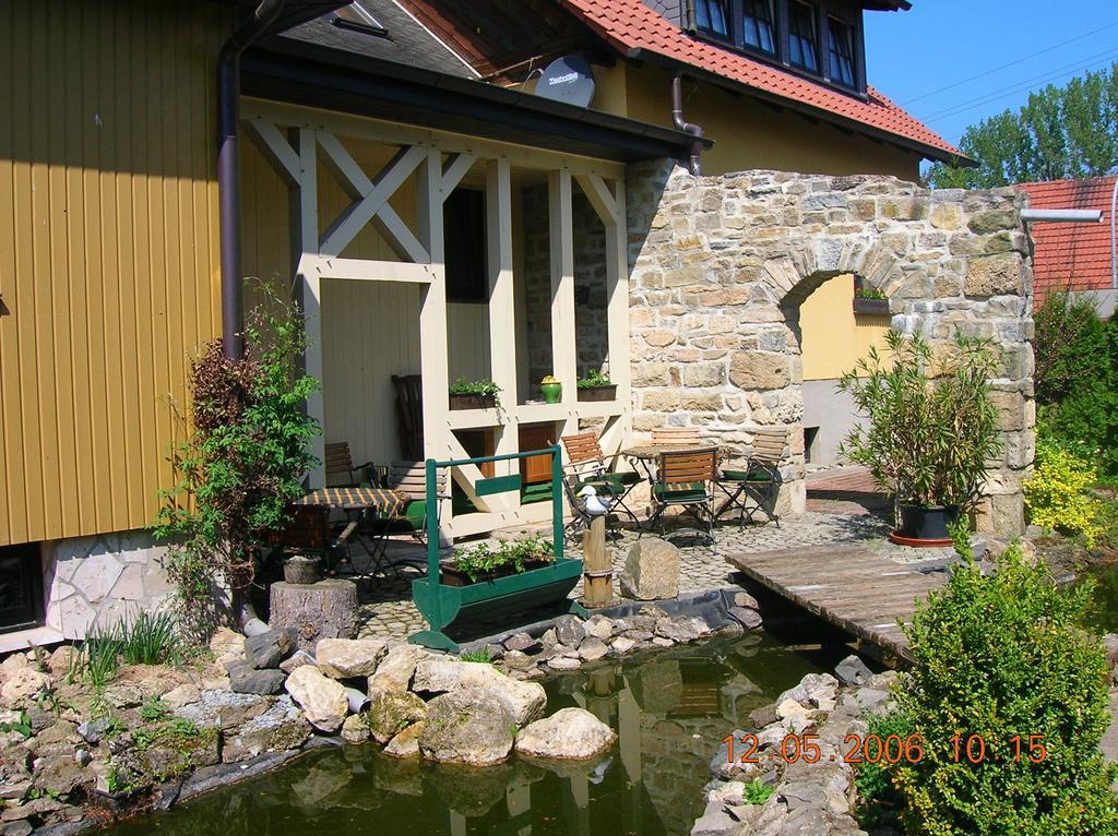Landferienhaus Pension Erika Mühlhausen Oda fotoğraf